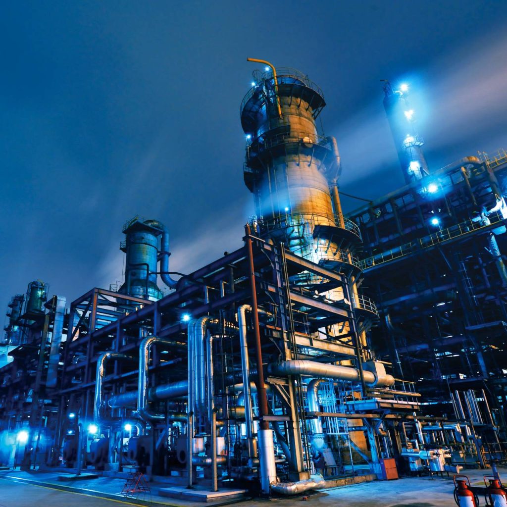 oil refinery, chemical & petrochemical plant